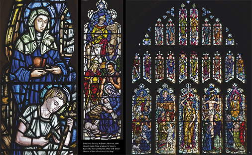 Stained glass by Celtic Studios: colour spread.