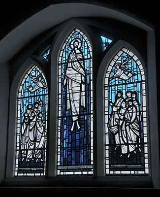 The Ascension, by Roy Lewis, at Llanfihangel Genau'r Glyn