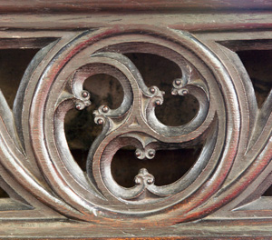 Carving at the Church of All Saints, Gresford