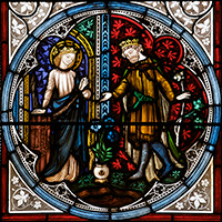 Scene from the Life of St Winifrede, at Holywell. Scene from the Life of St Winifrede, at Holywell.